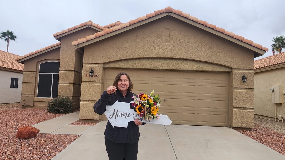 Doreen C. at their new home