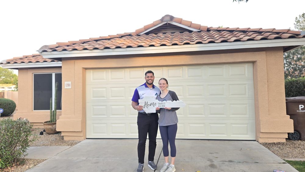 Nate and Cambree D. at their new home