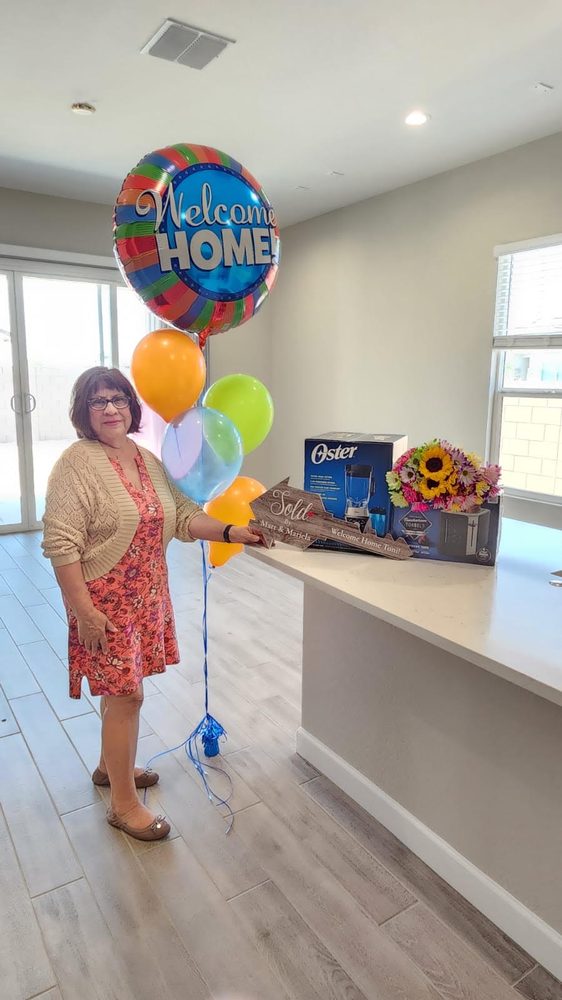 Tonita C. at their new home
